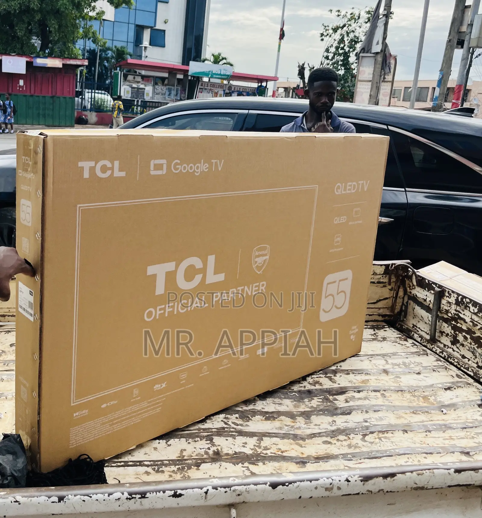 Adorable Classic TCL 55” Qled Smart Screen Television(Black) 