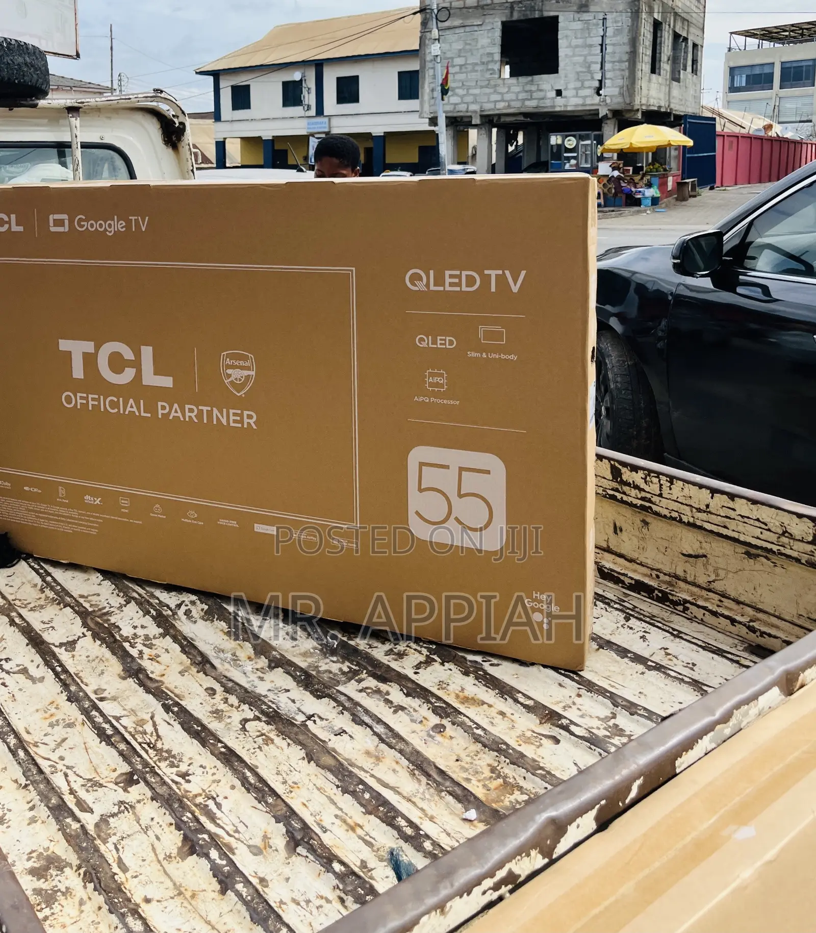 Adorable Classic TCL 55” Qled Smart Screen Television(Black) 