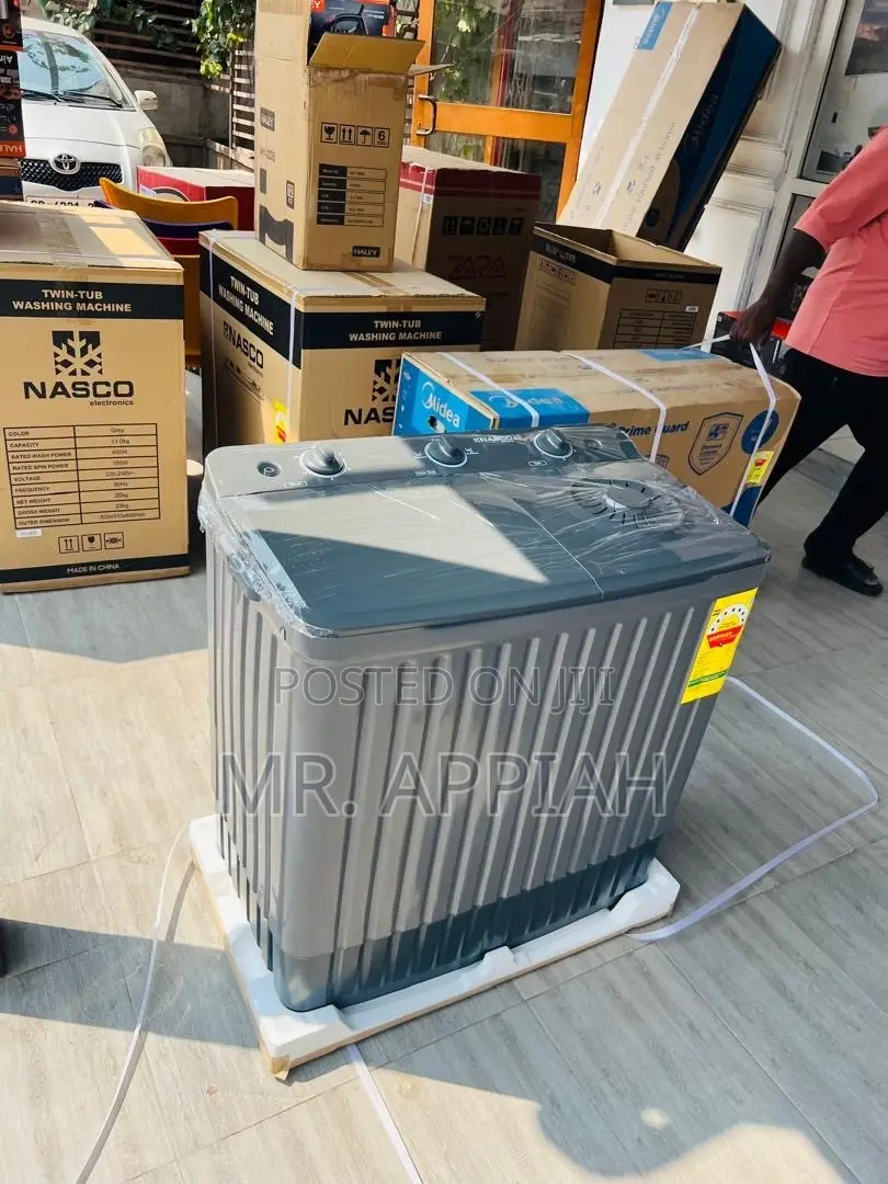 Super Adorable Nasco 11kg Spin Dry Electric Washing Machine 