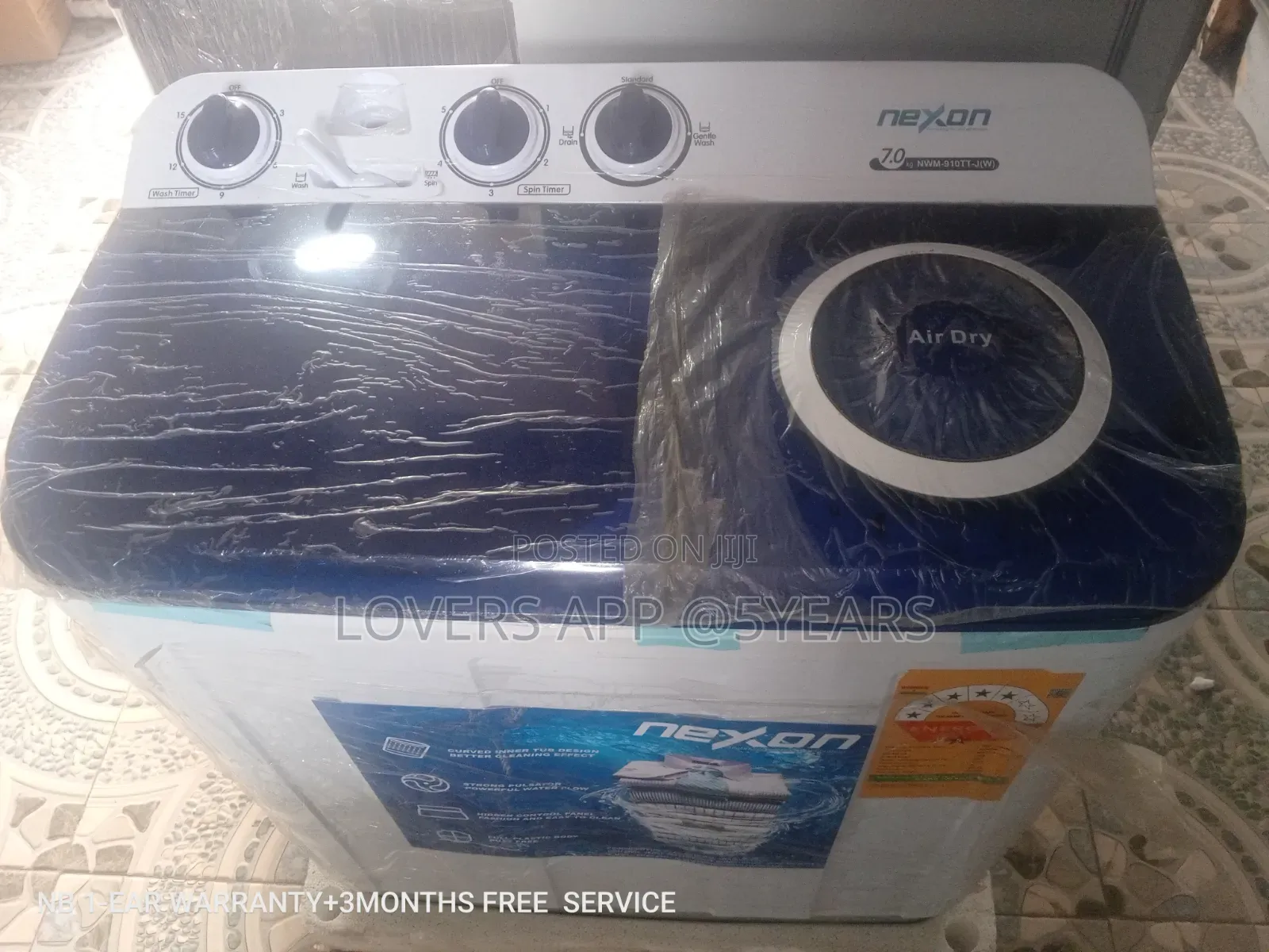 Gentle Wash 7kg Washing Machine Copper Washing Machine