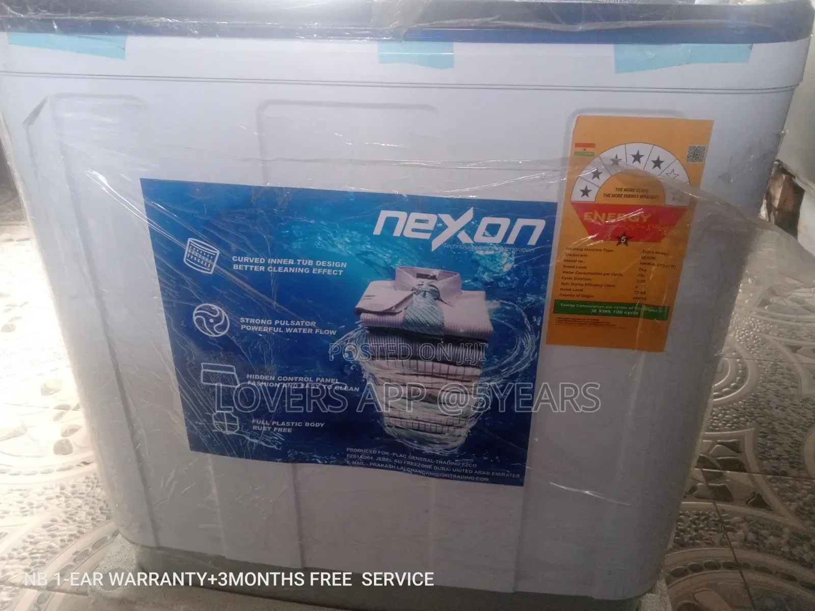 Gentle Wash 7kg Washing Machine Copper Washing Machine