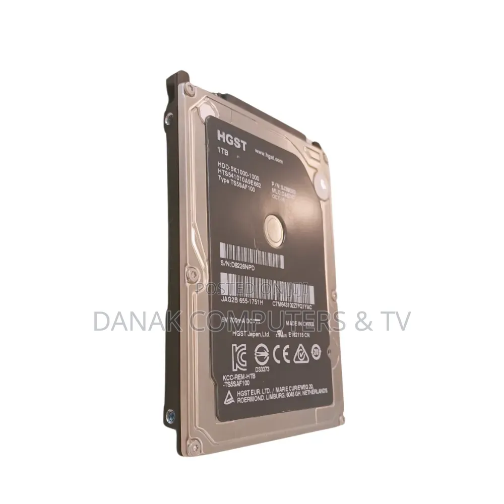 HGST 1tb Laptop HDD