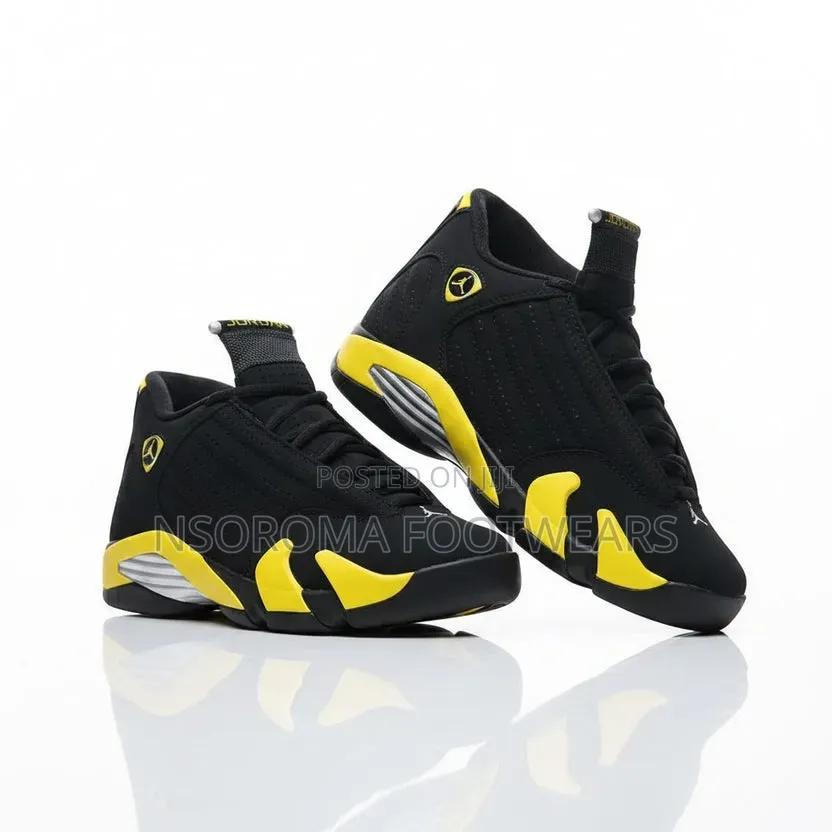 Air Jordan 14 Thunder Yellow – Unisex Sneakers