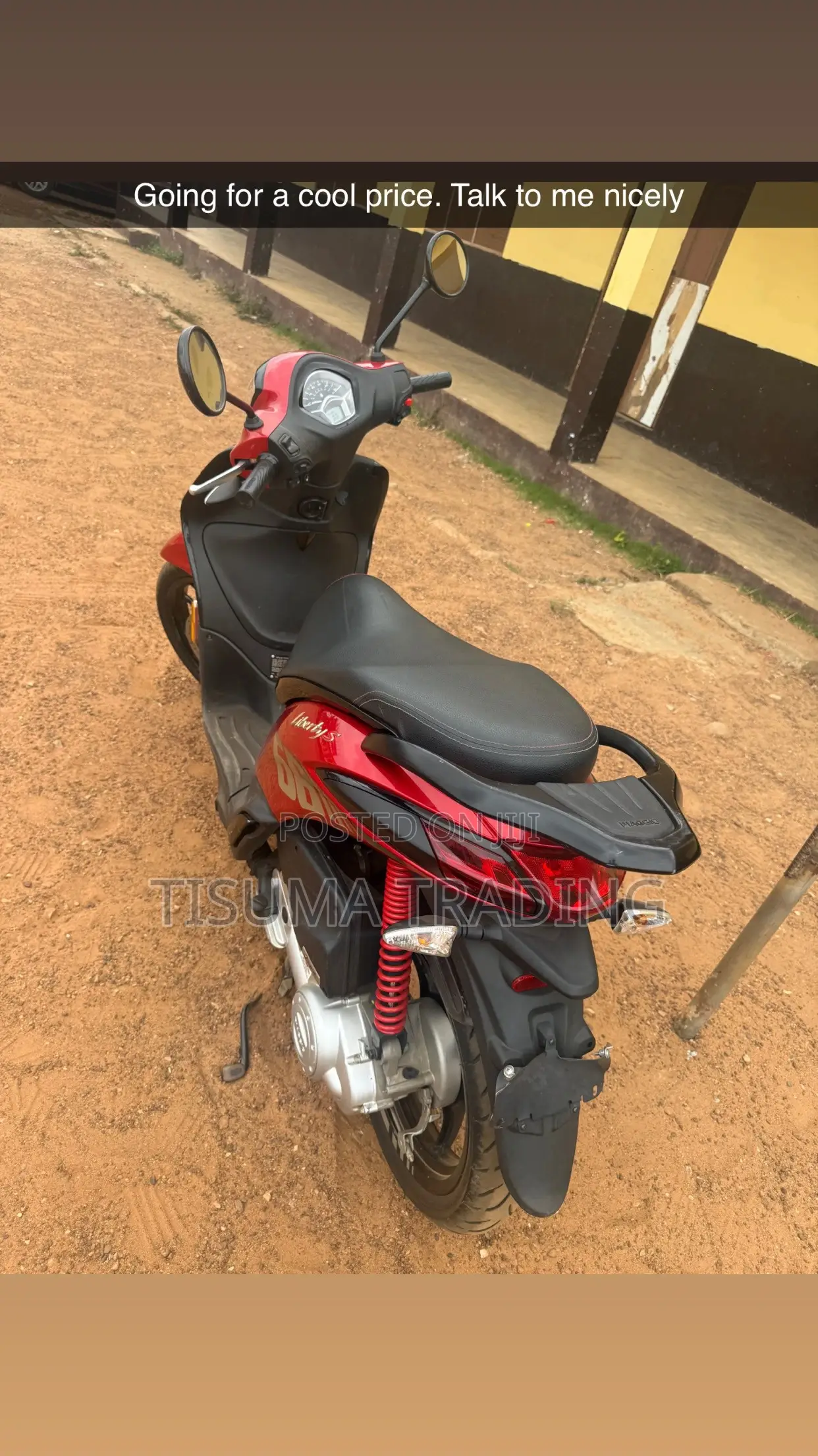 Piaggio Scooter 2024 Red