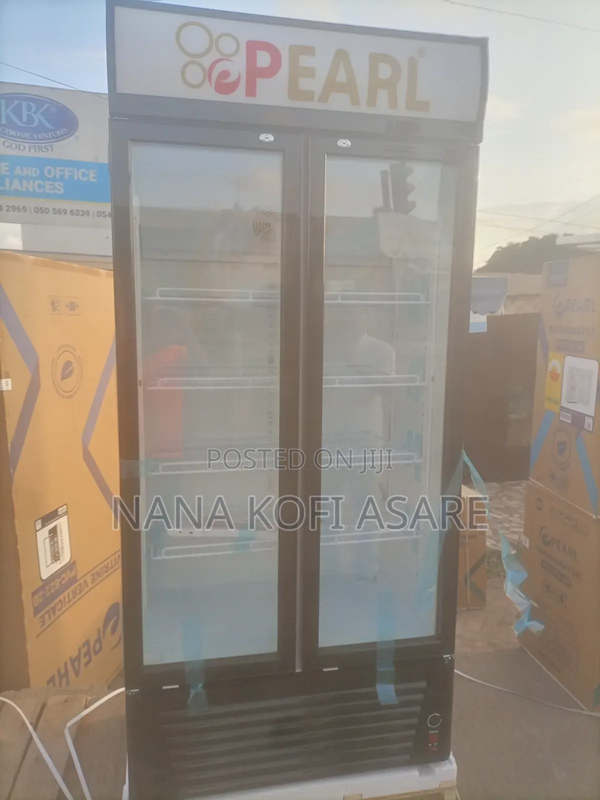 Pearl 510litres D/D Display Fridge