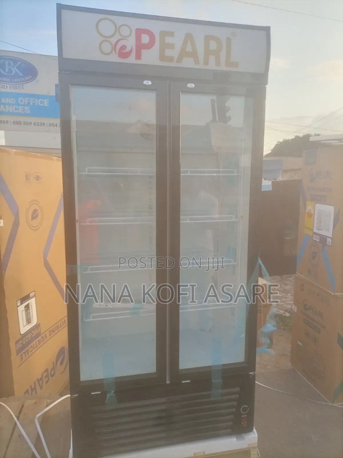 Pearl 510litres D/D Display Fridge