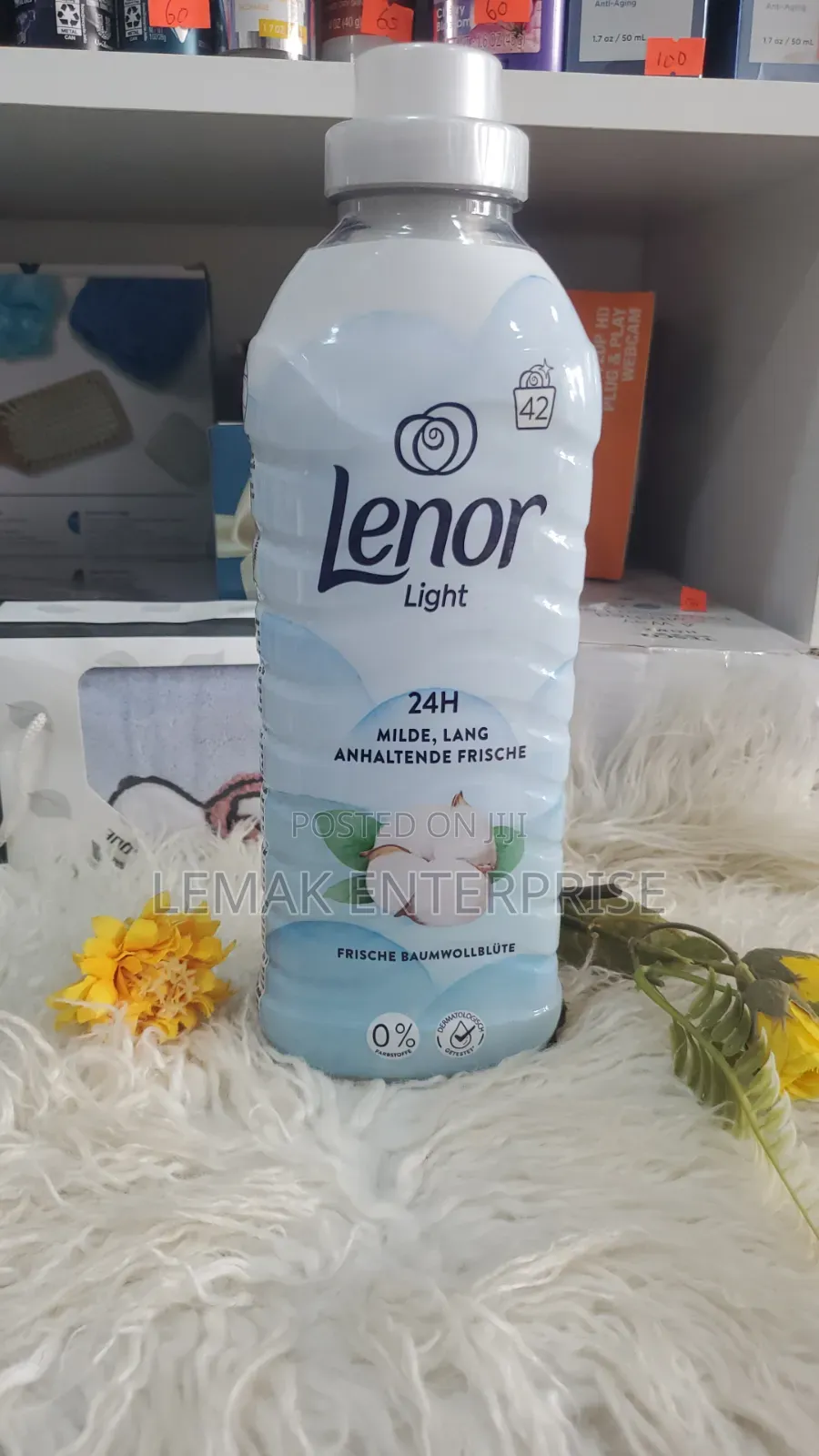 Lenor Fabric Softener Cotton Blossom Fabric Softener 42 Wash 882ml