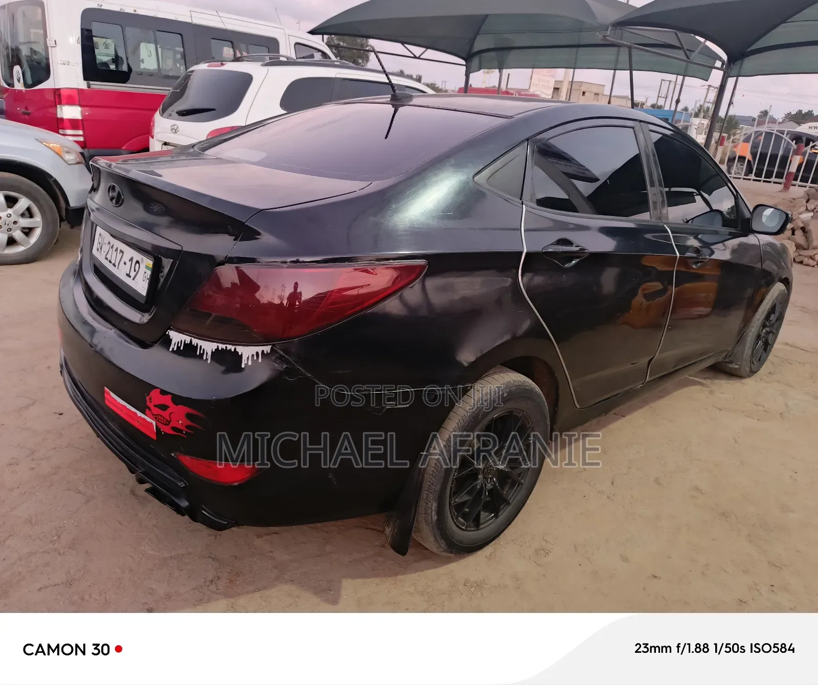 Hyundai Accent GLS 4dr Sedan (1.6L 4cyl 6M) 2014 Black