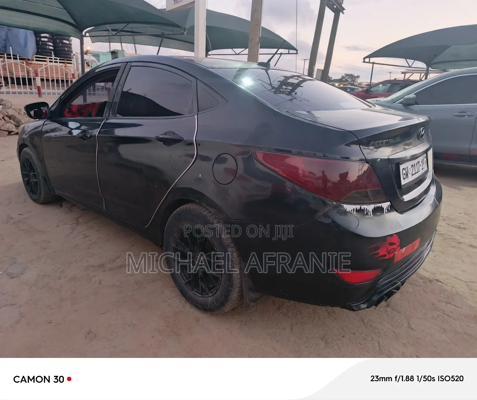Hyundai Accent GLS 4dr Sedan (1.6L 4cyl 6M) 2014 Black