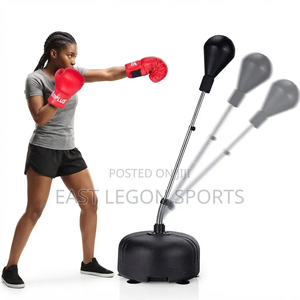 Boxing Punch Bag Ball Stand Cardio Karate Training Speedball