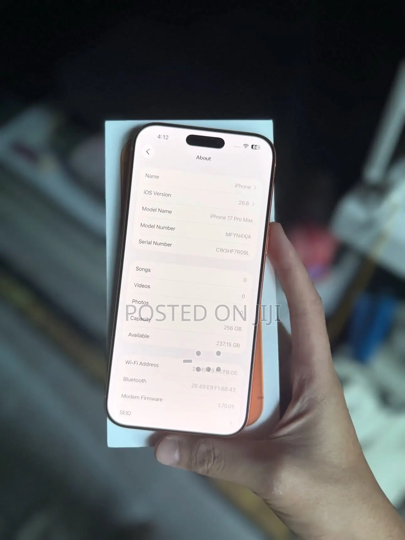 Apple iPhone 17 Pro Max 512 GB Orange
