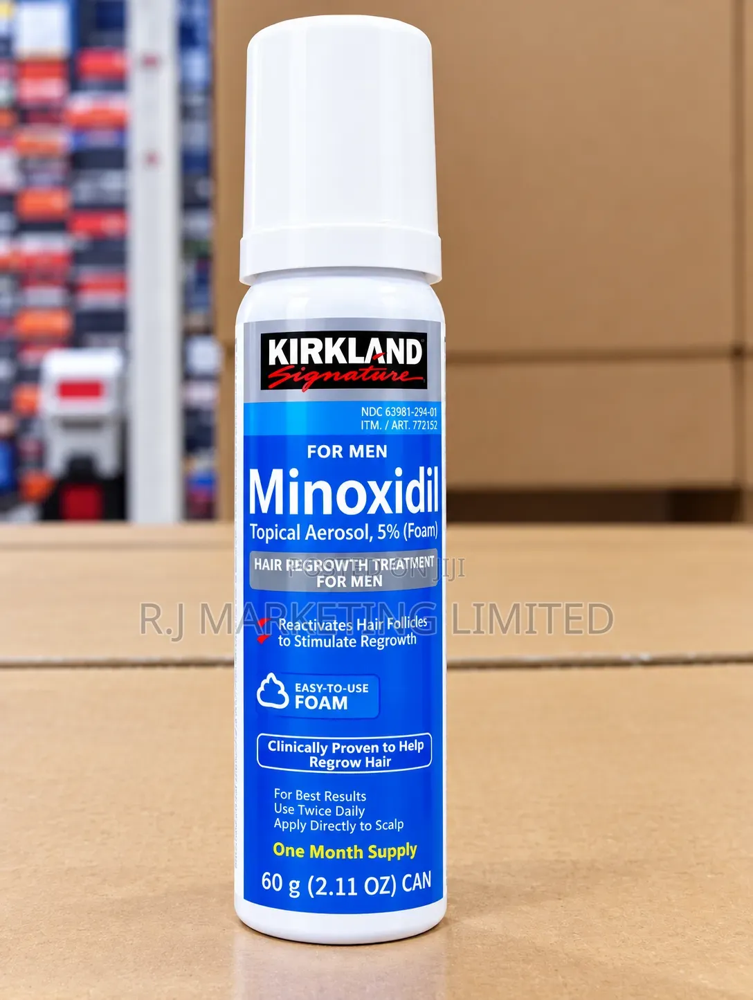 Trusted Kirkland Minoxidil Foam for Beard and Hair Growth