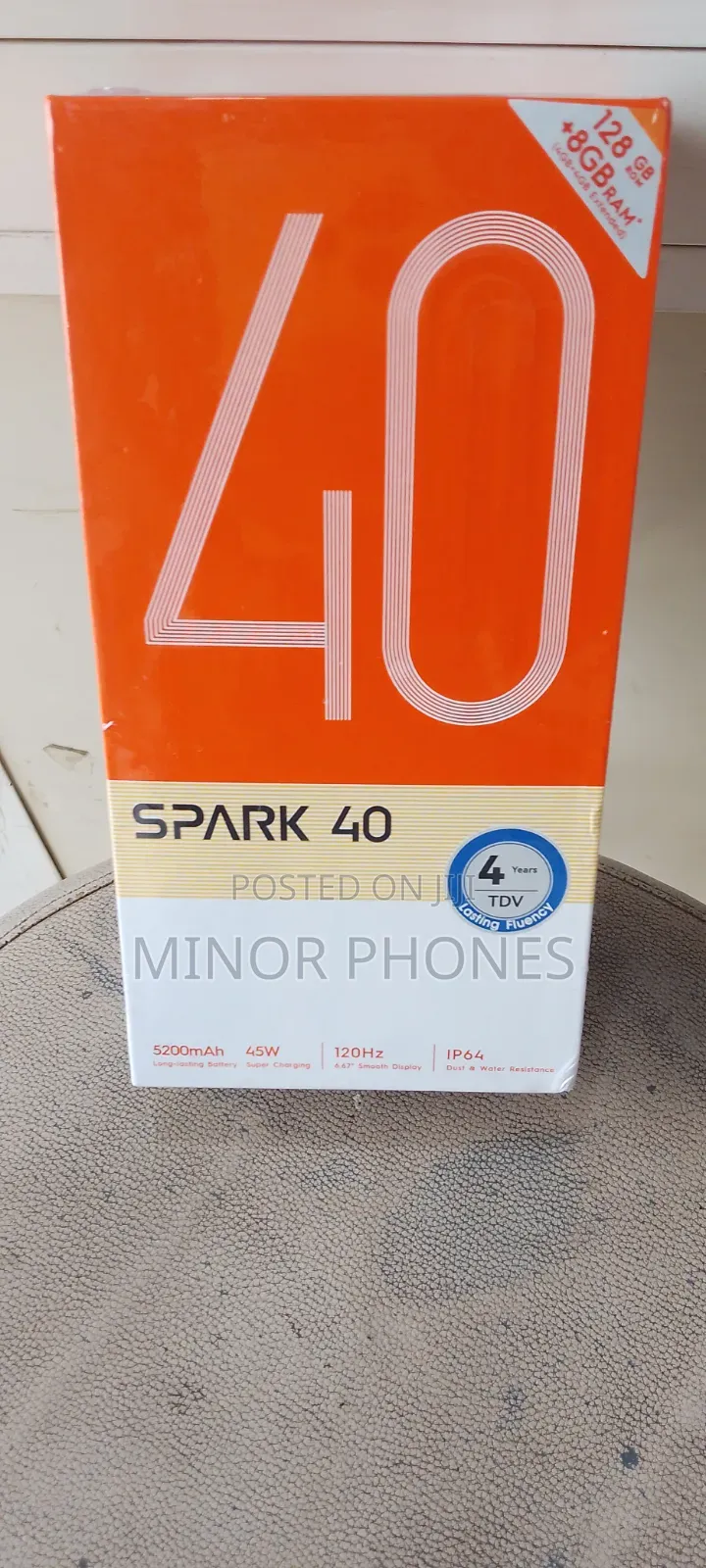 New Tecno Spark 40 128 GB Black