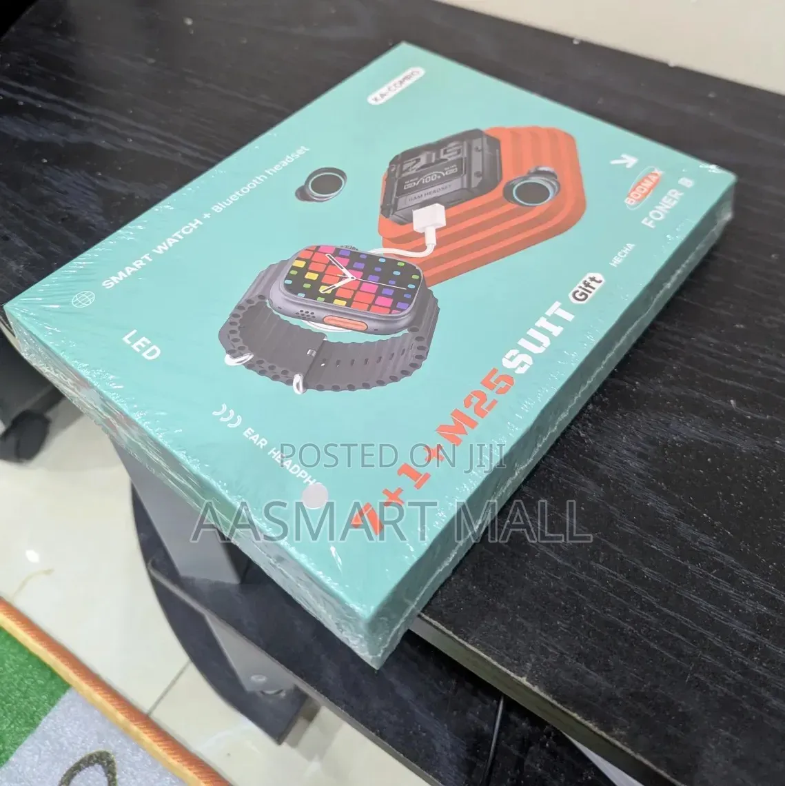 7-in-1 M25 Suit Smart Watch With Bluetooth Headset
