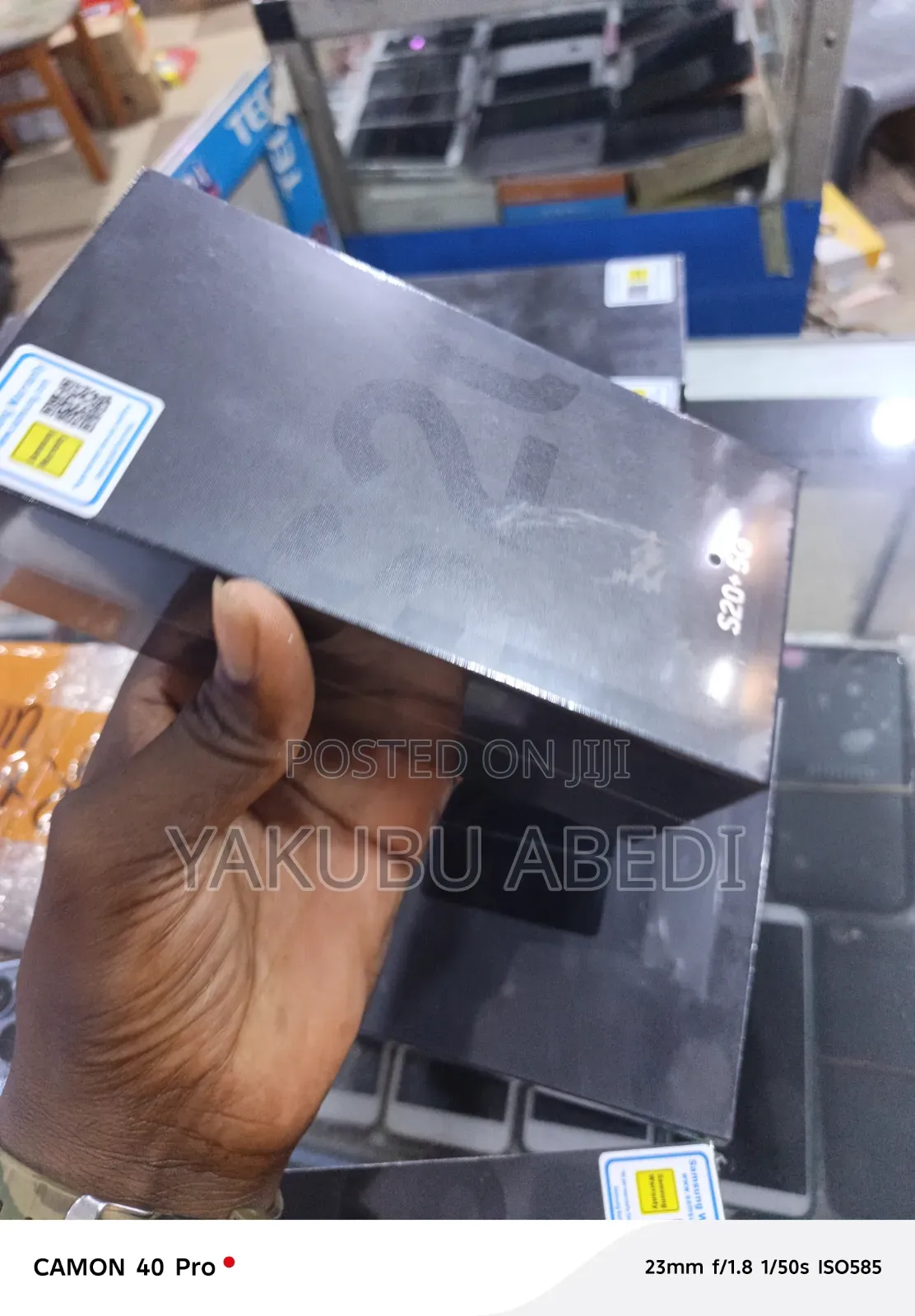 New Samsung Galaxy S20+ 5G 256 GB Black