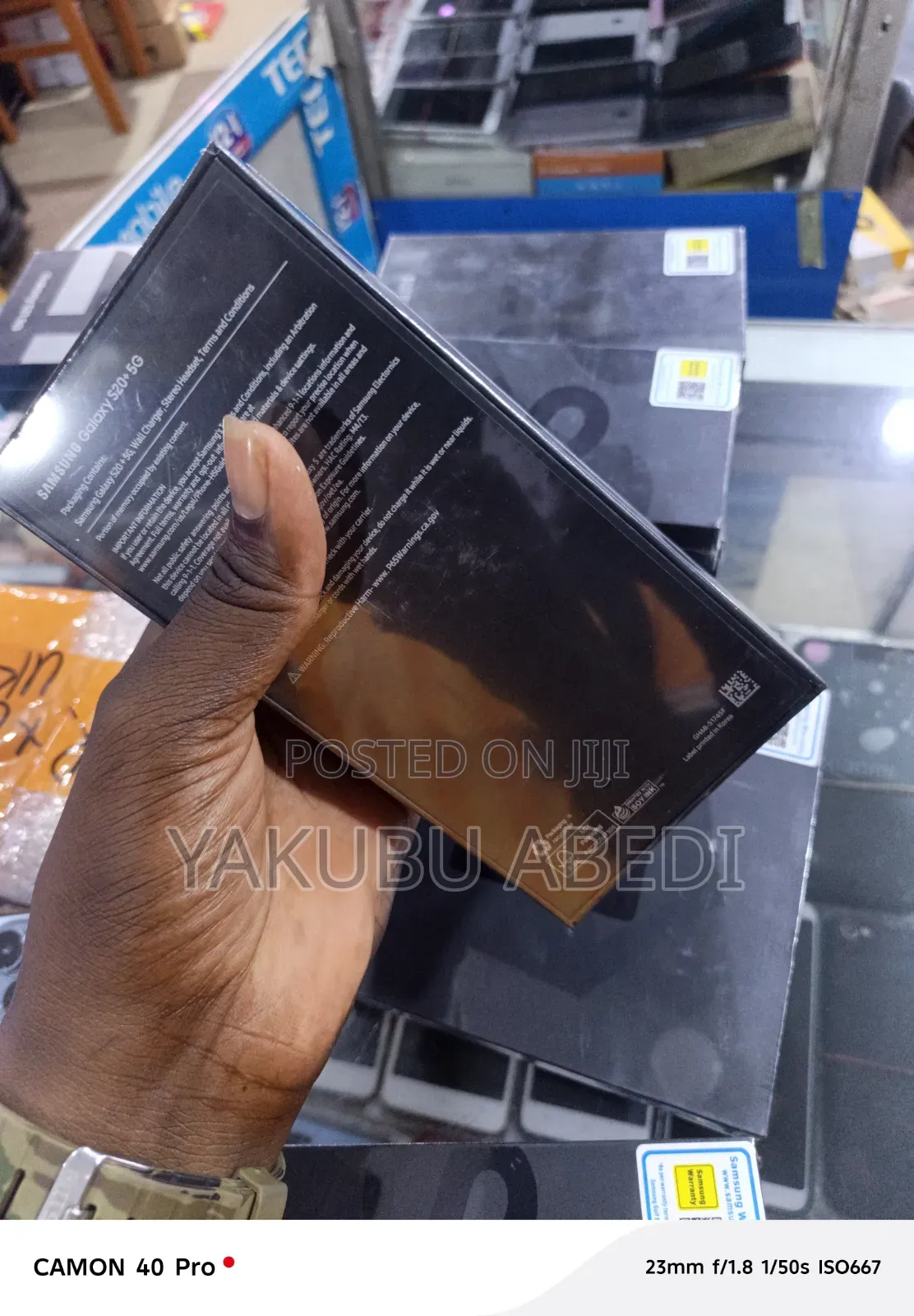 New Samsung Galaxy S20+ 5G 256 GB Black