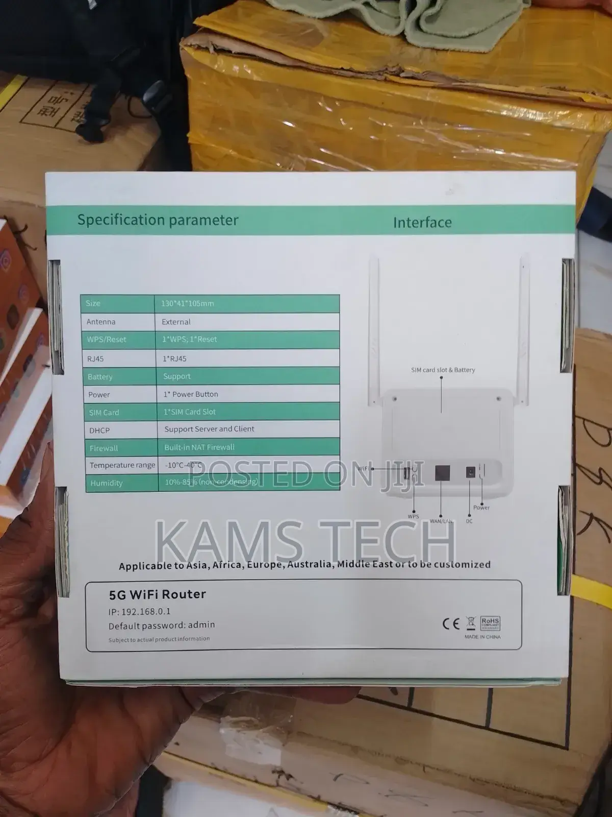 Fast Link 4g/5g Universal Sim Router