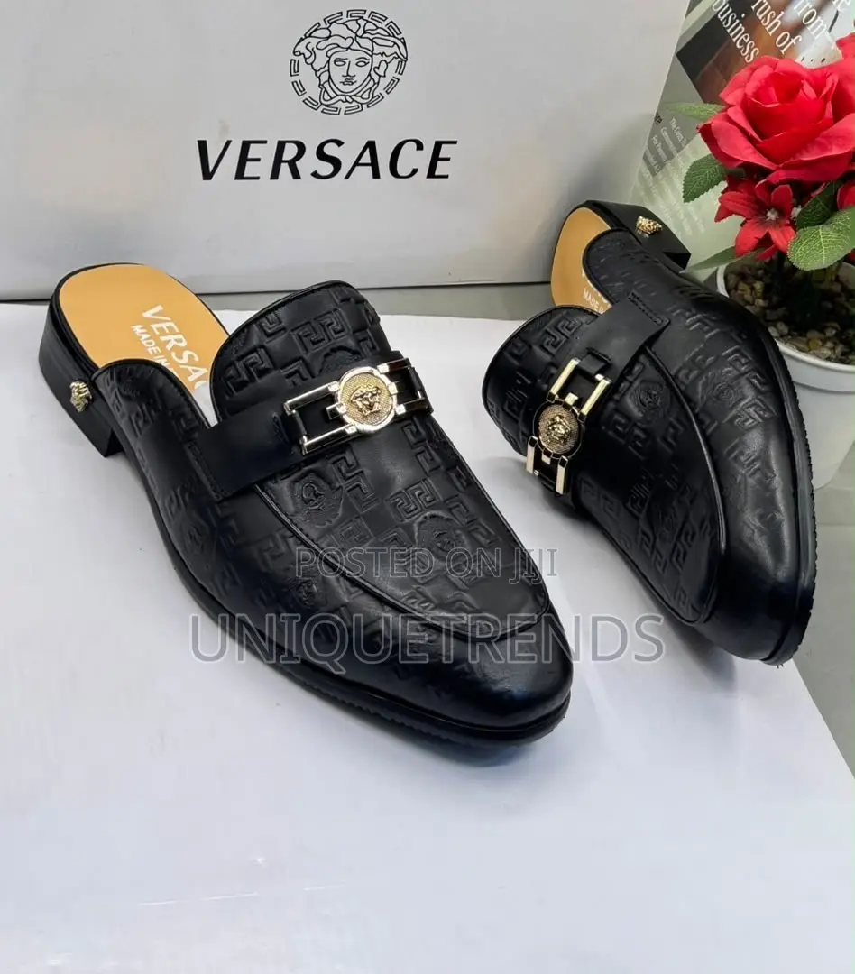 Quality VERSACE Leather Half Shoe