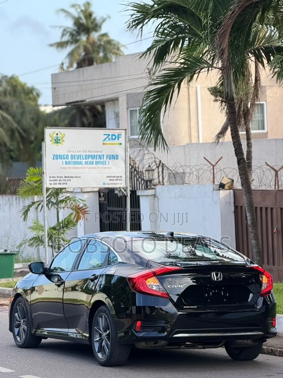 Honda Civic EX-L Sedan 2019 Black