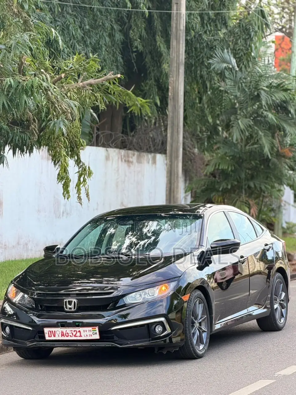 Honda Civic EX-L Sedan 2019 Black