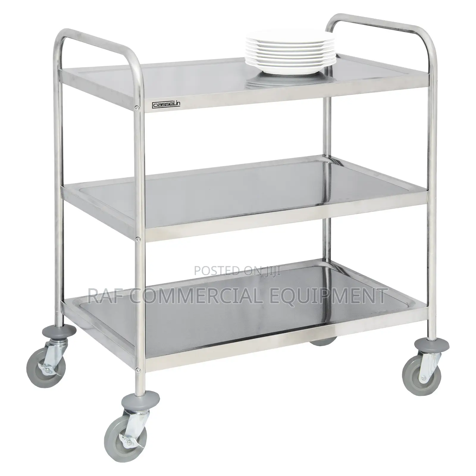 Commercial Stainless Steel Dinning Cart Trolley