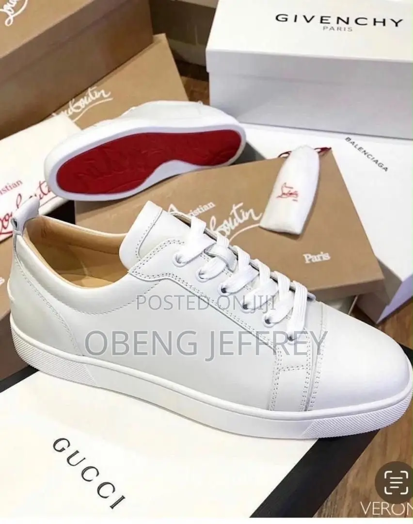 Original Christian Louboutin Junior Low White