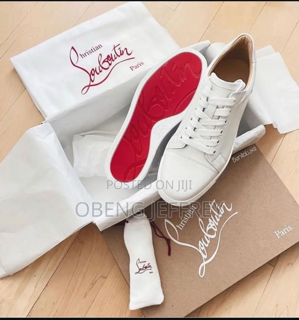 Original Christian Louboutin Junior Low White