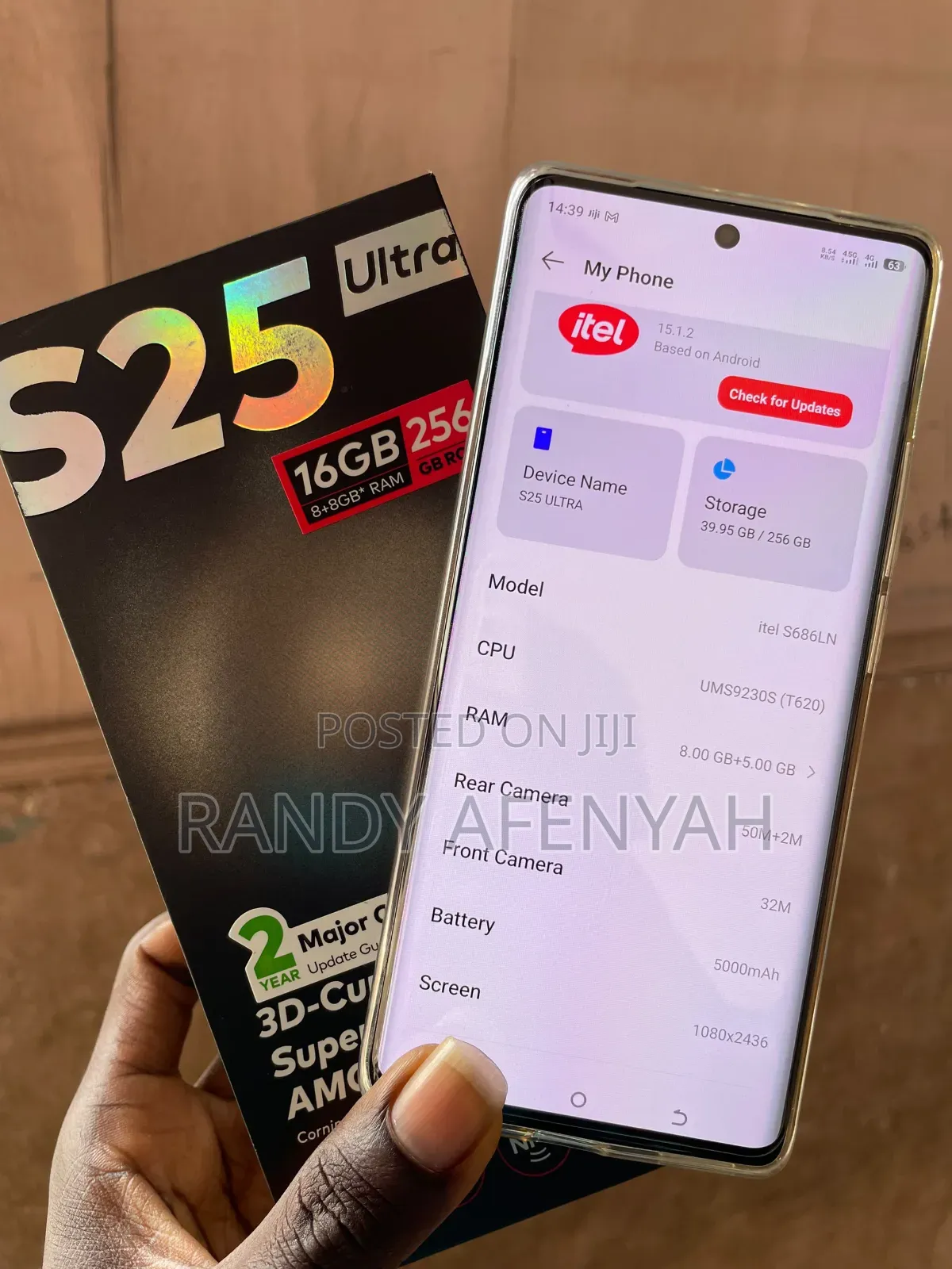 Itel S25 Ultra 256 GB Black