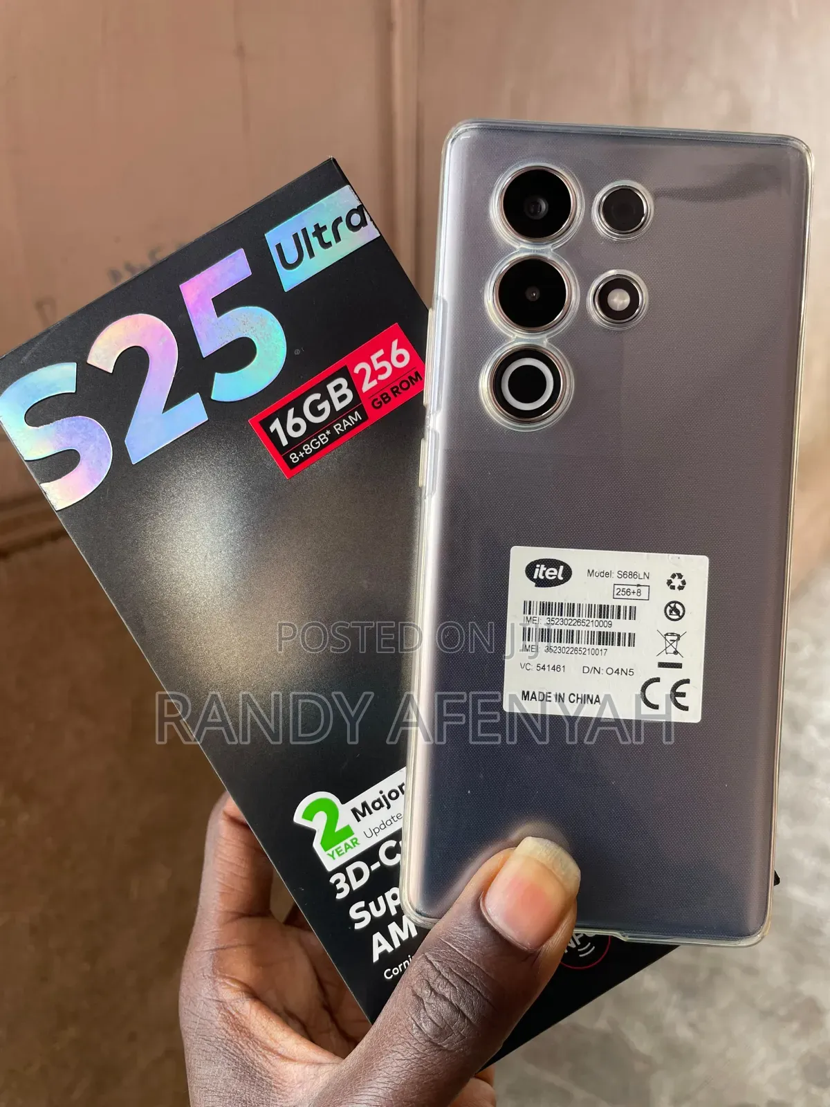 Itel S25 Ultra 256 GB Black