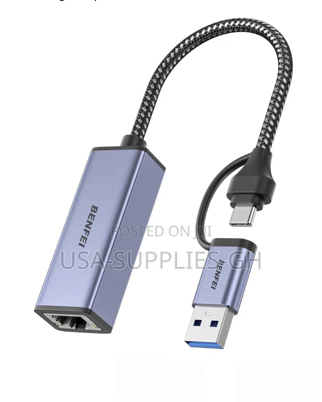BENFEI USB 3.0/USB-C to Ethernet Adapter RJ45 Network Dongle From USA