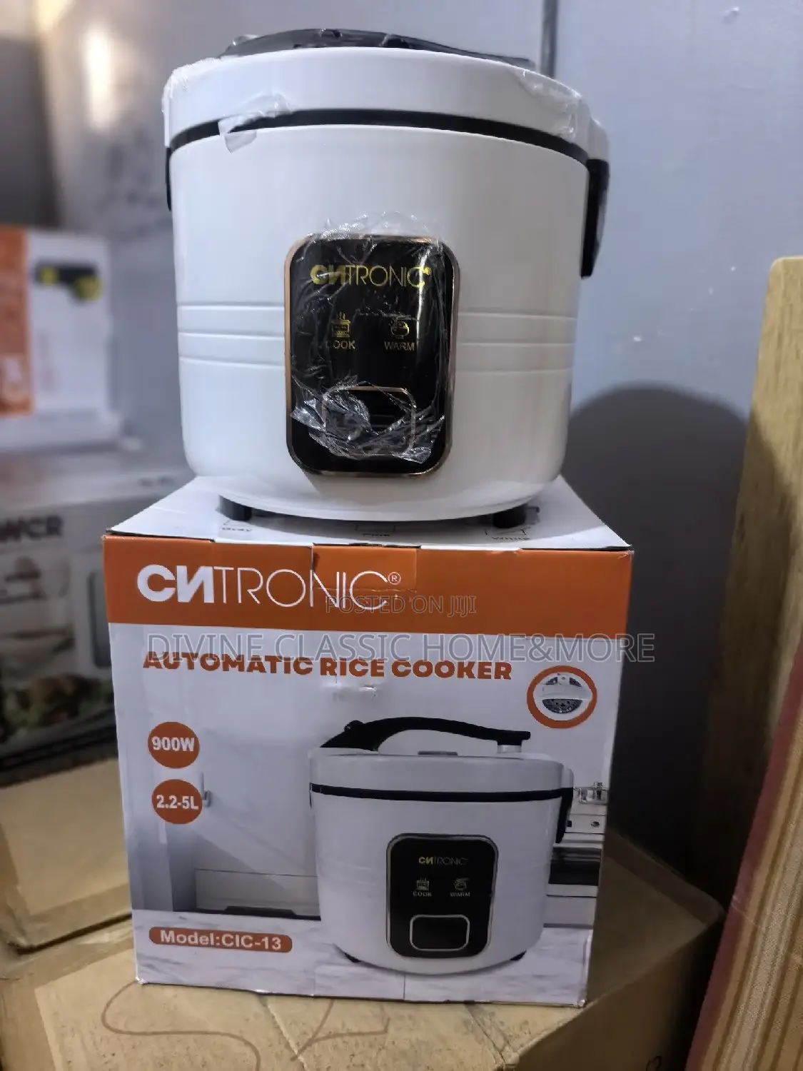 Cntronic 2.25lit Electric Rice Cooker and Steamer