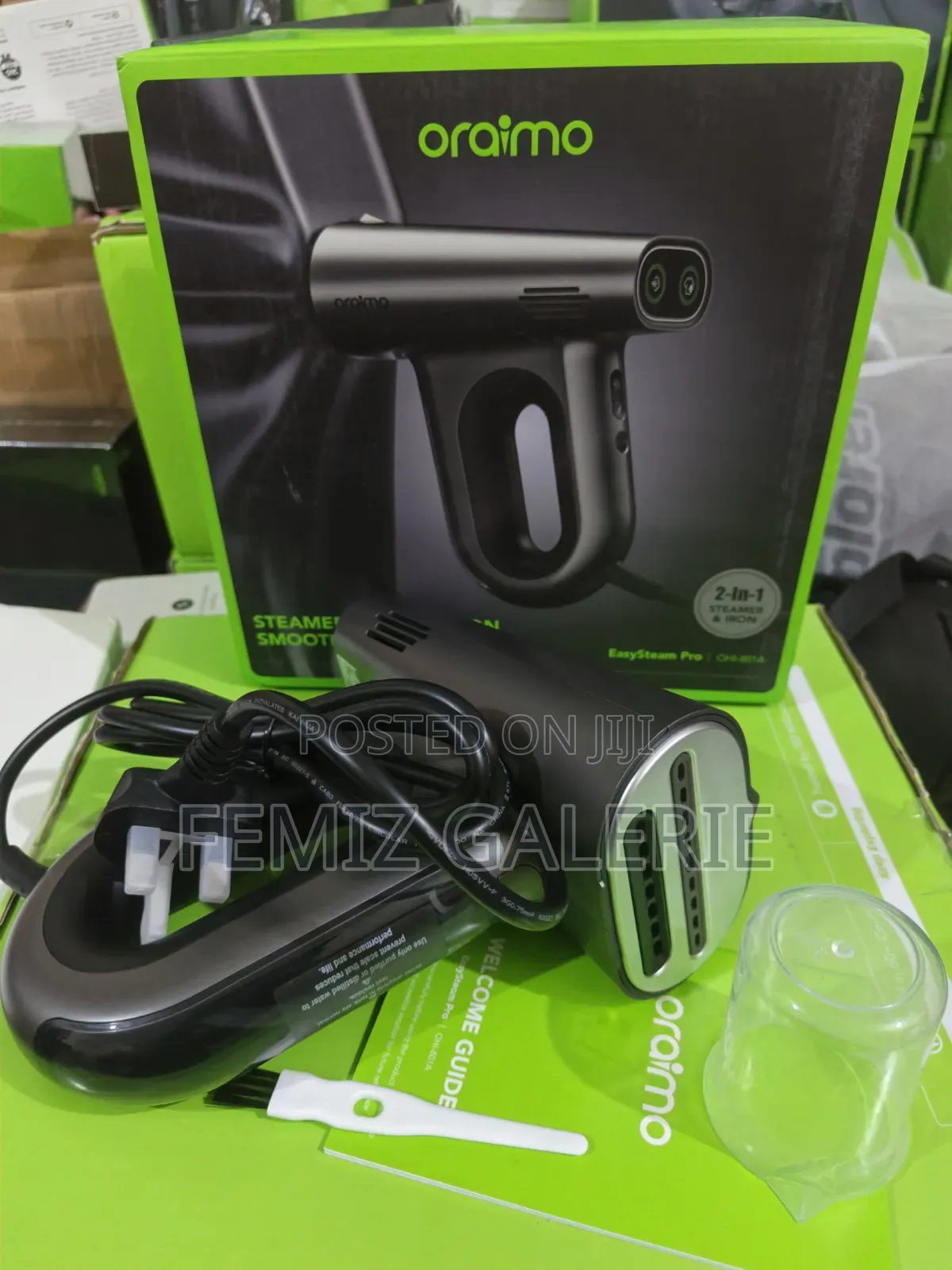 Oraimo EasySteam Pro Self-Attaching Portable Handheld Garment Steamer