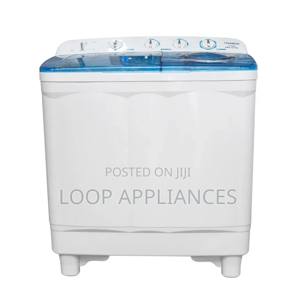 New 15kg Nasco Twin Tub NAS-15-TW Washing Machine