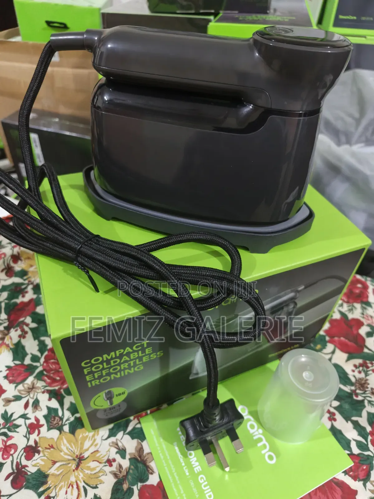 Oraimo SteamCore Lite Portable Steam Iron | 6 Modes, 130ml Tank