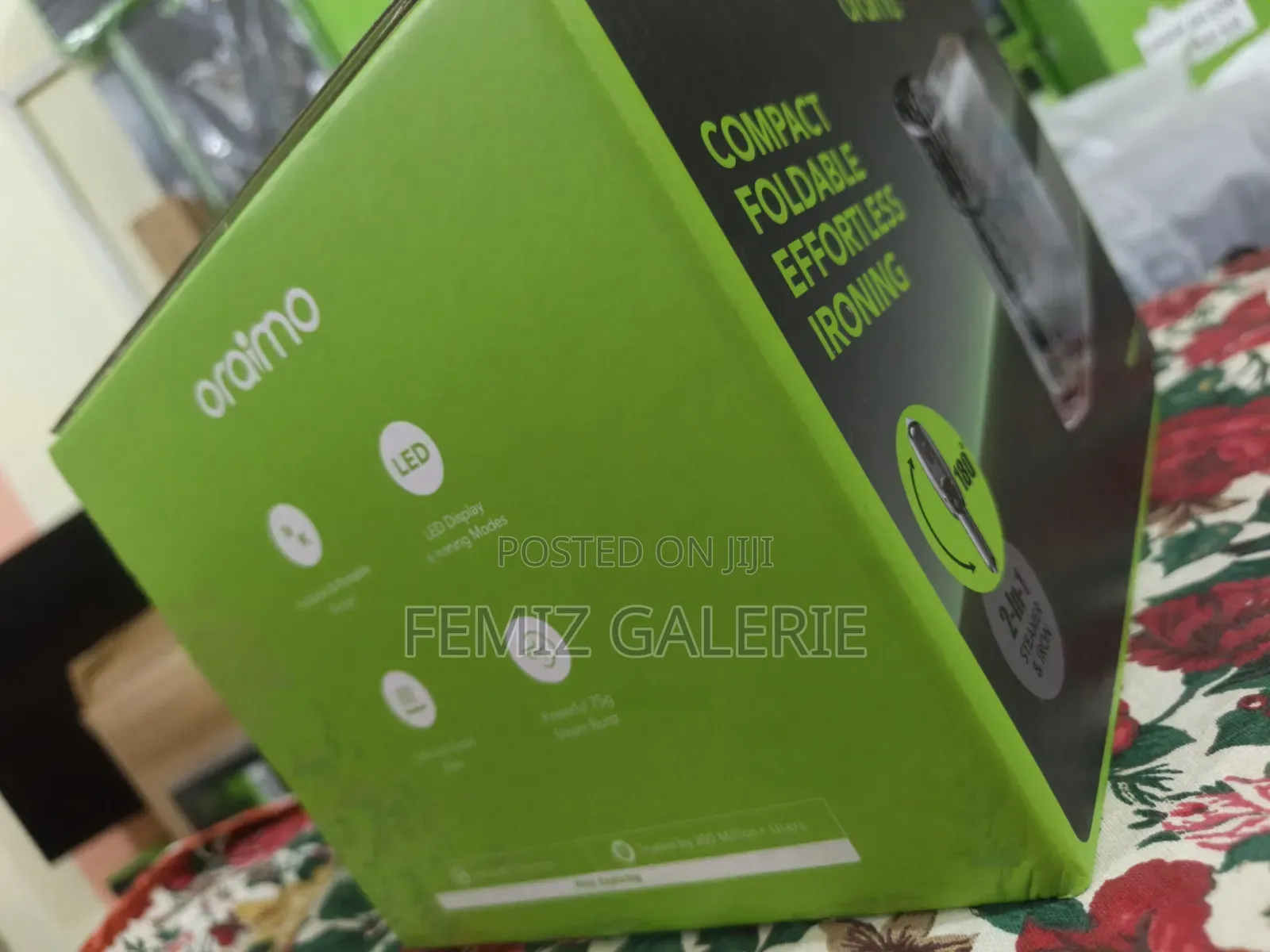Oraimo SteamCore Lite Portable Steam Iron | 6 Modes, 130ml Tank