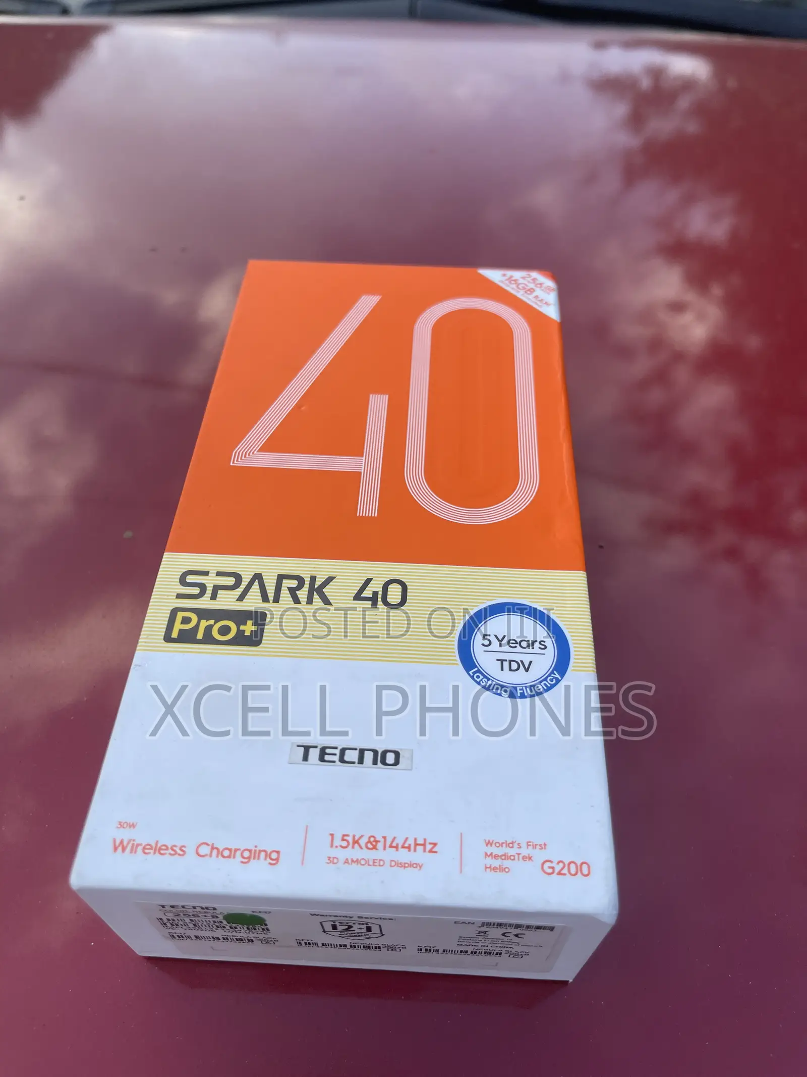 New Tecno Spark 40 Pro+ 256 GB Black