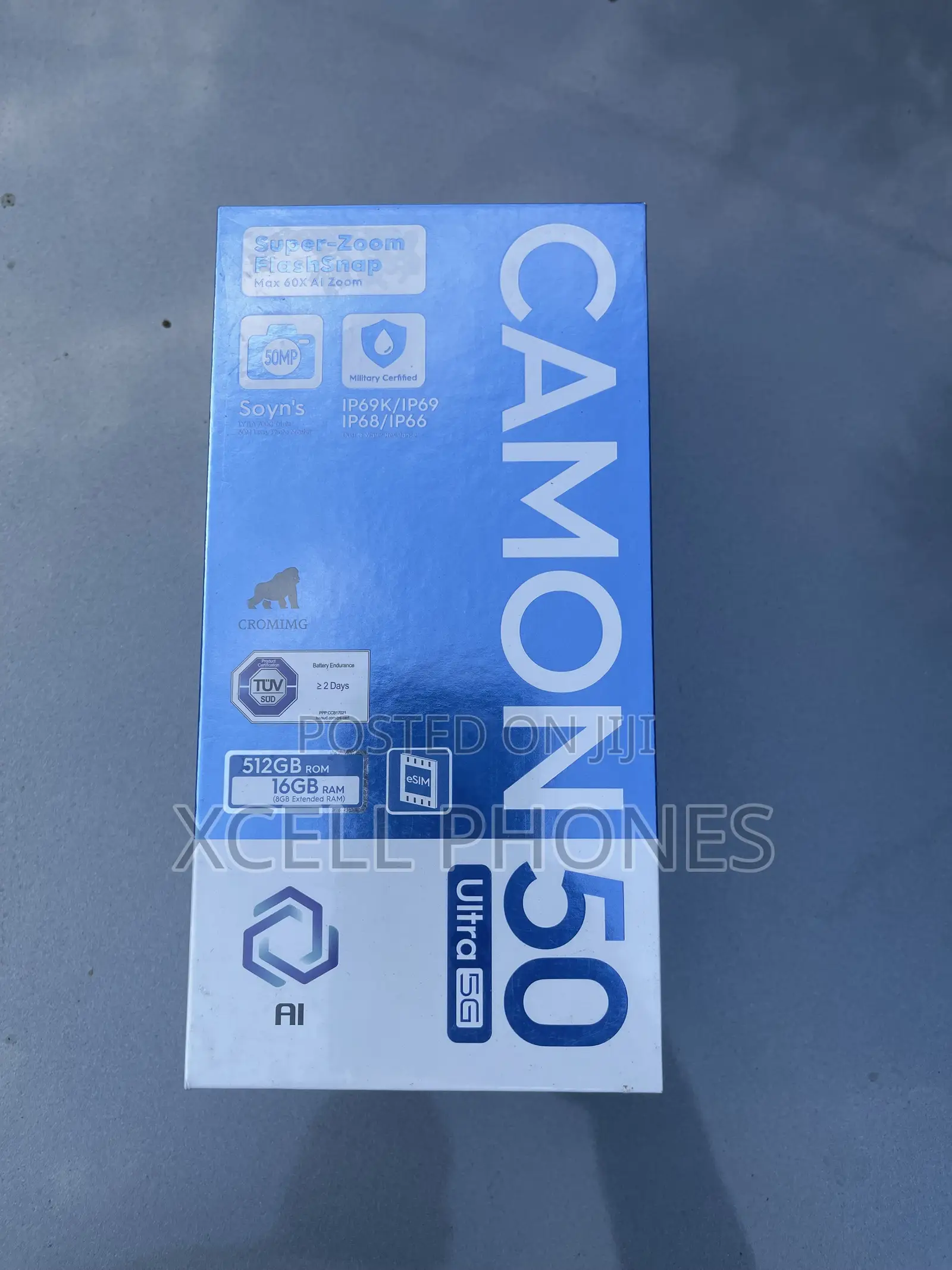 New Tecno Camon 50 Ultra 512 GB Black