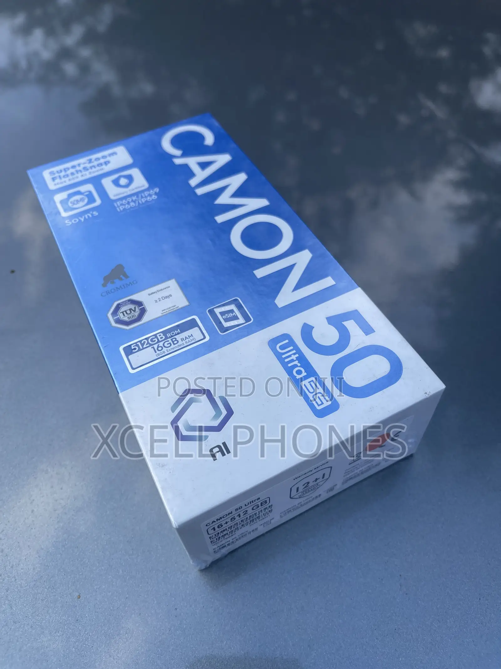 New Tecno Camon 50 Ultra 512 GB Black