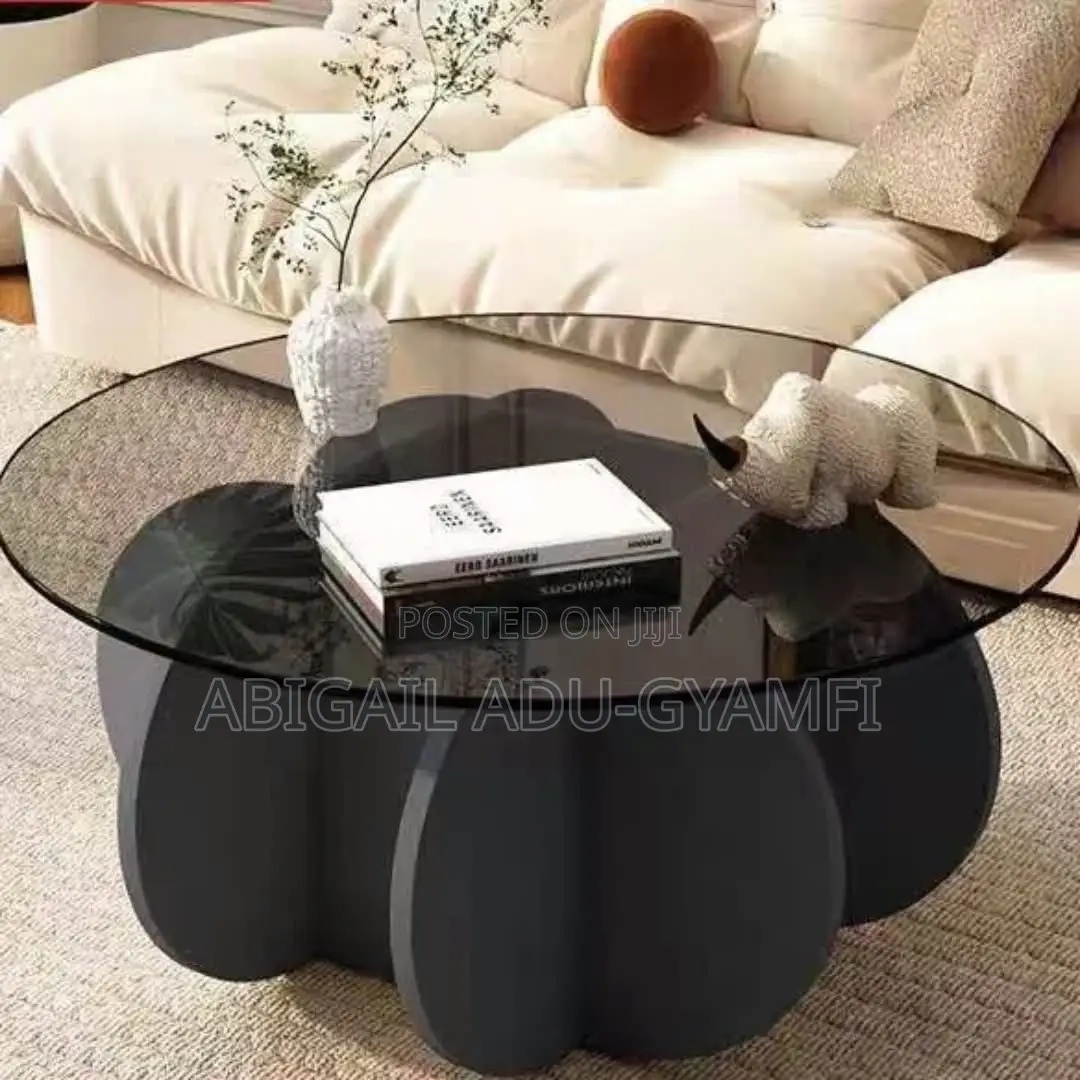 Center Table Glass and Wooden