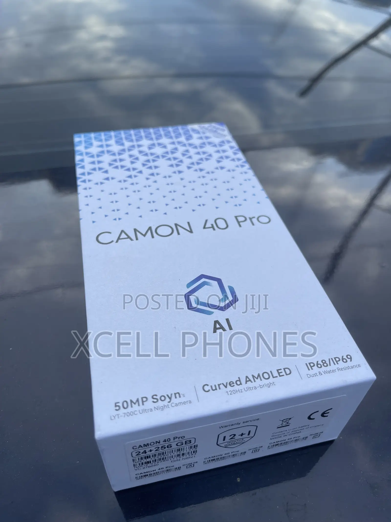 New Tecno Camon 40 Pro 5G 256 GB Black
