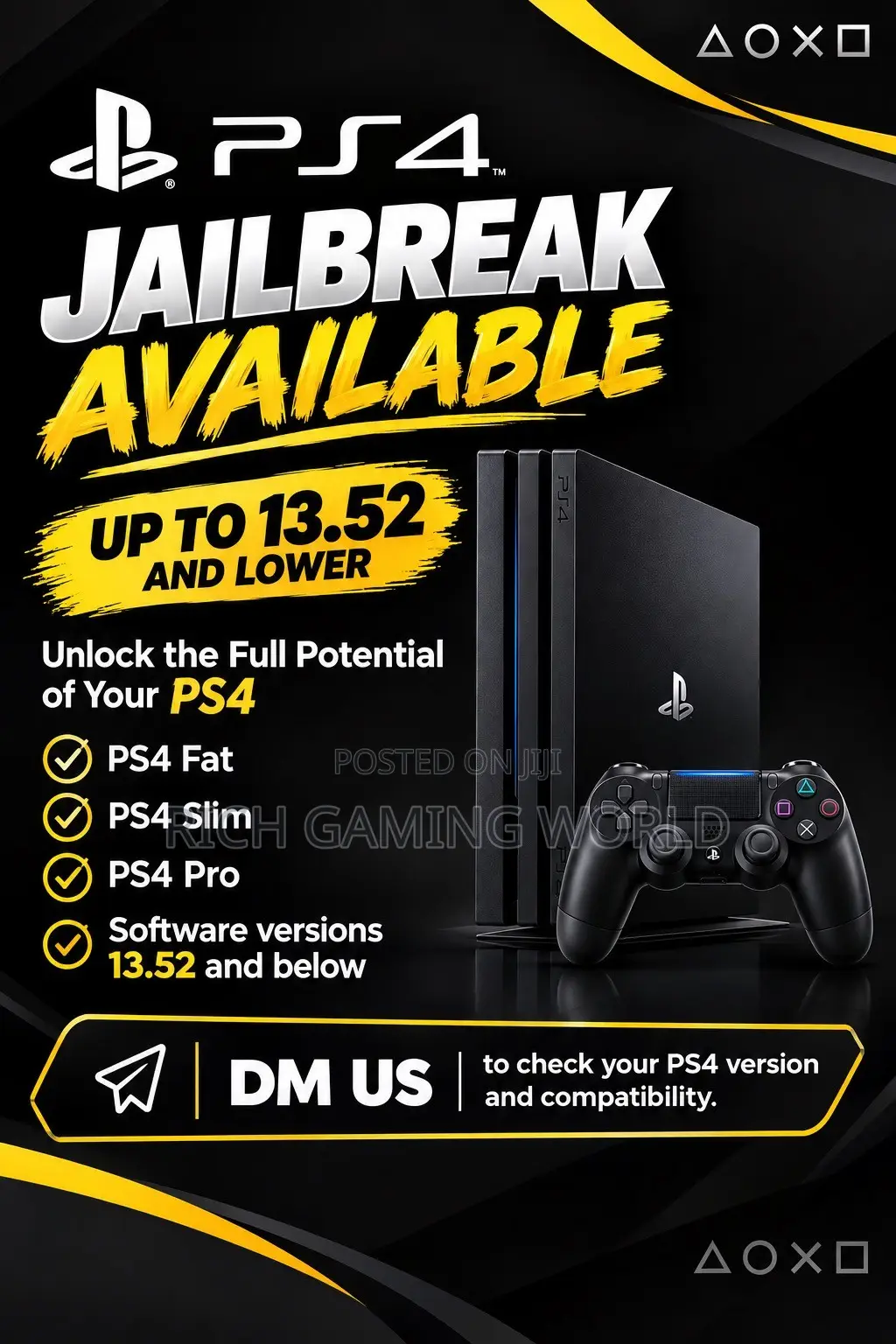 Ps4 13.52 and Below Jailbreak