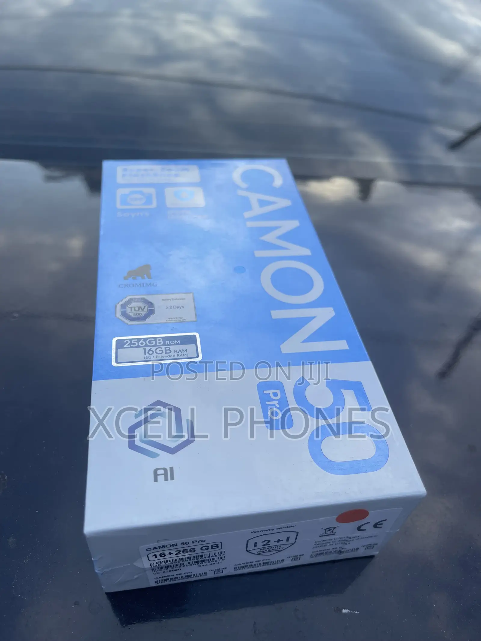 New Tecno Camon 50 Pro 256 GB Black