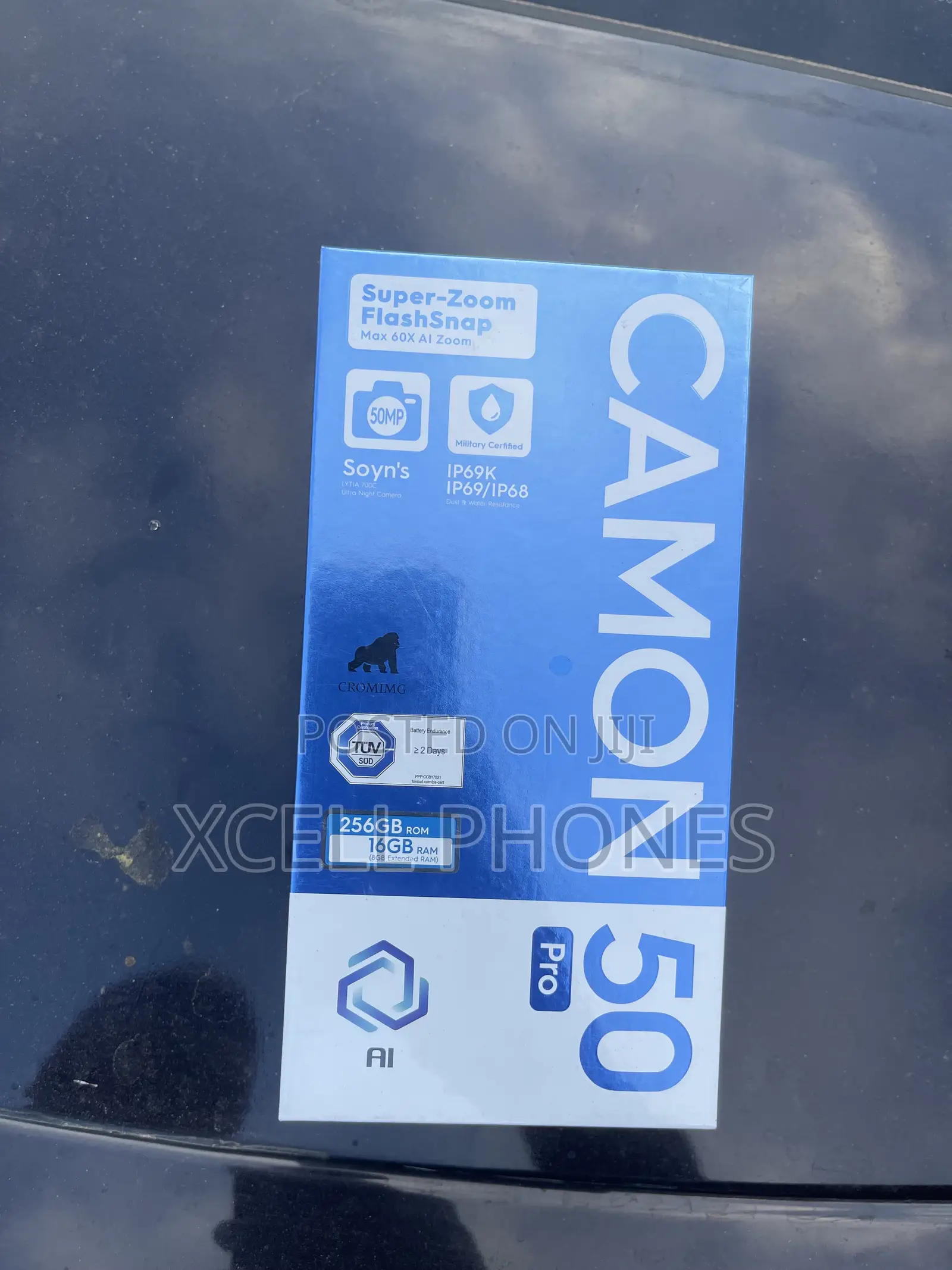 New Tecno Camon 50 Pro 256 GB Black