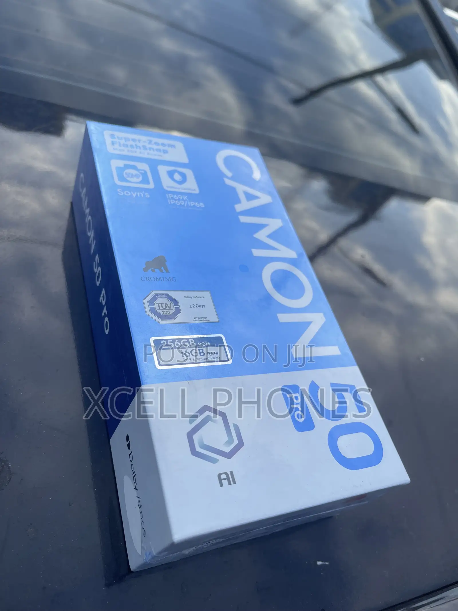 New Tecno Camon 50 Pro 256 GB Black