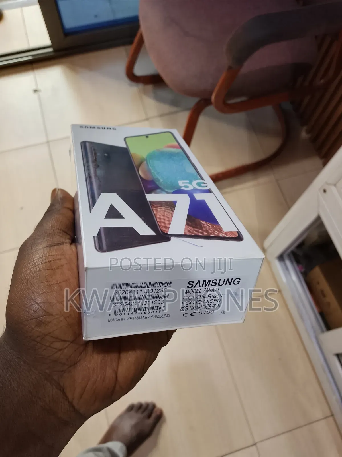 New Samsung Galaxy A71 5G 128 GB Purple
