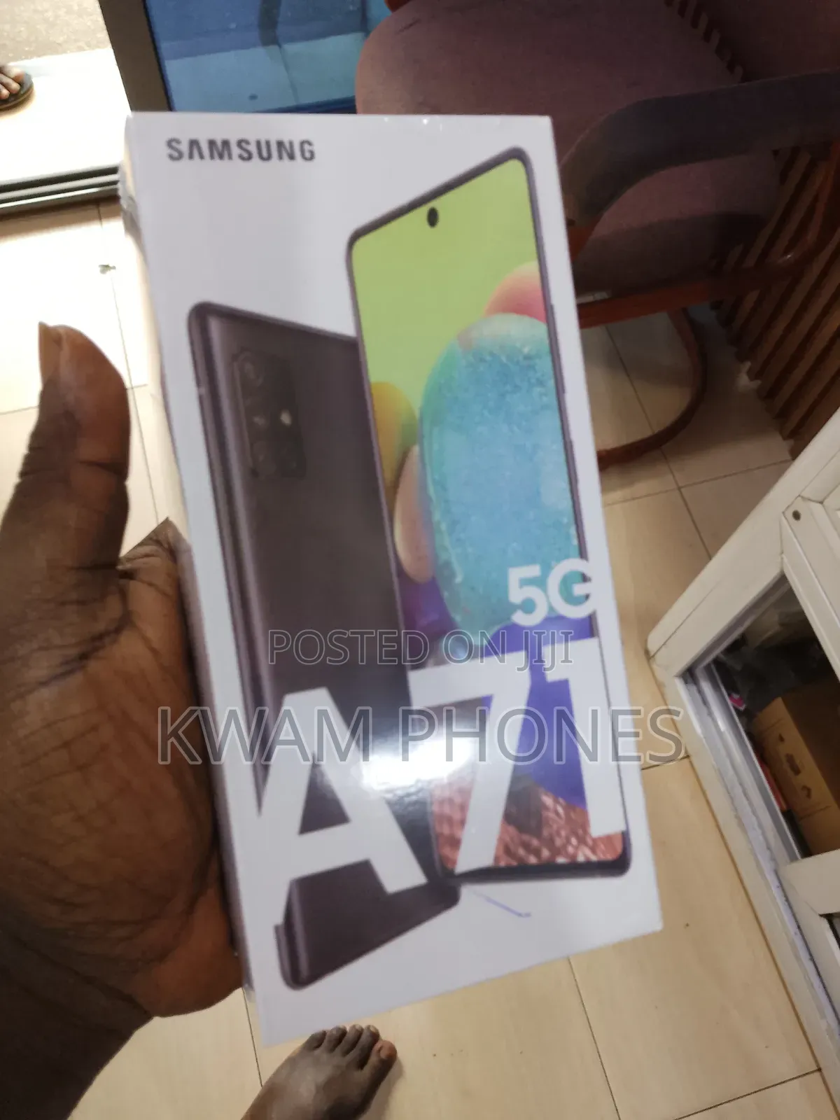 New Samsung Galaxy A71 5G 128 GB Purple