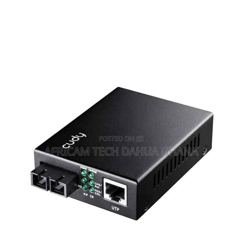 Cudy 10/100/1000m Gigabit Ethernet Converter 20 Km Fiber Transmission