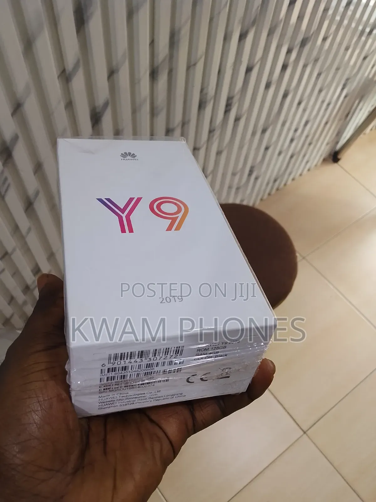 New Huawei Y9 2019 128 GB Black