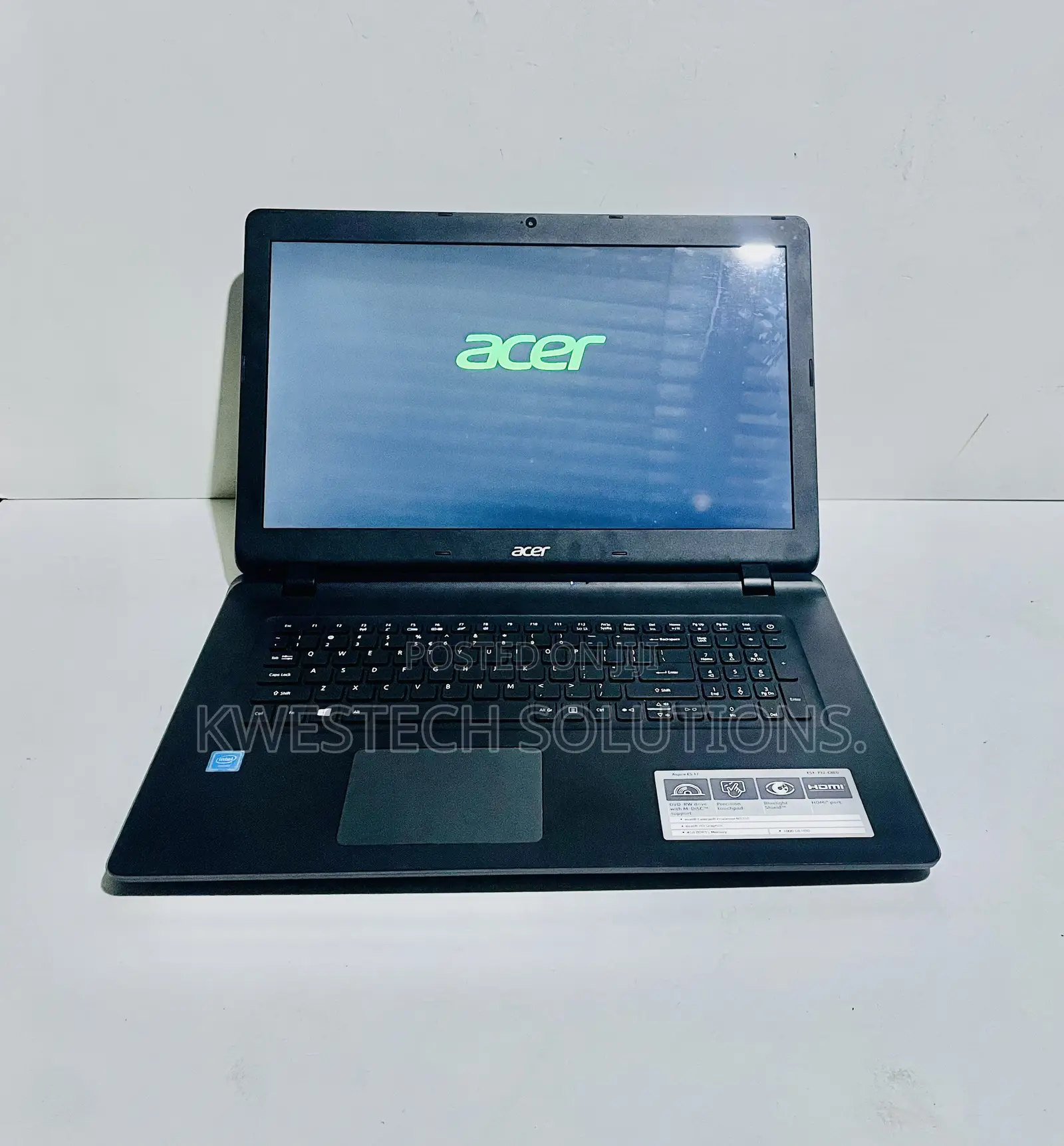 Laptop Acer Aspire ES1-732 4GB Intel Pentium HDD 160GB