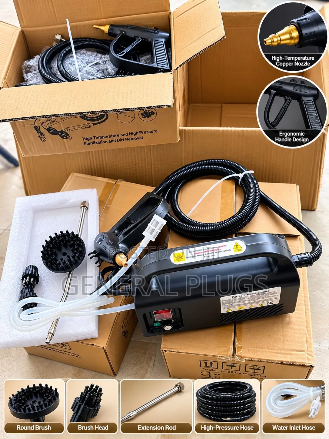 Multi Purpose High Steam Deep Cleaner for Cars,AC ,Window ,Kitchen Etc
